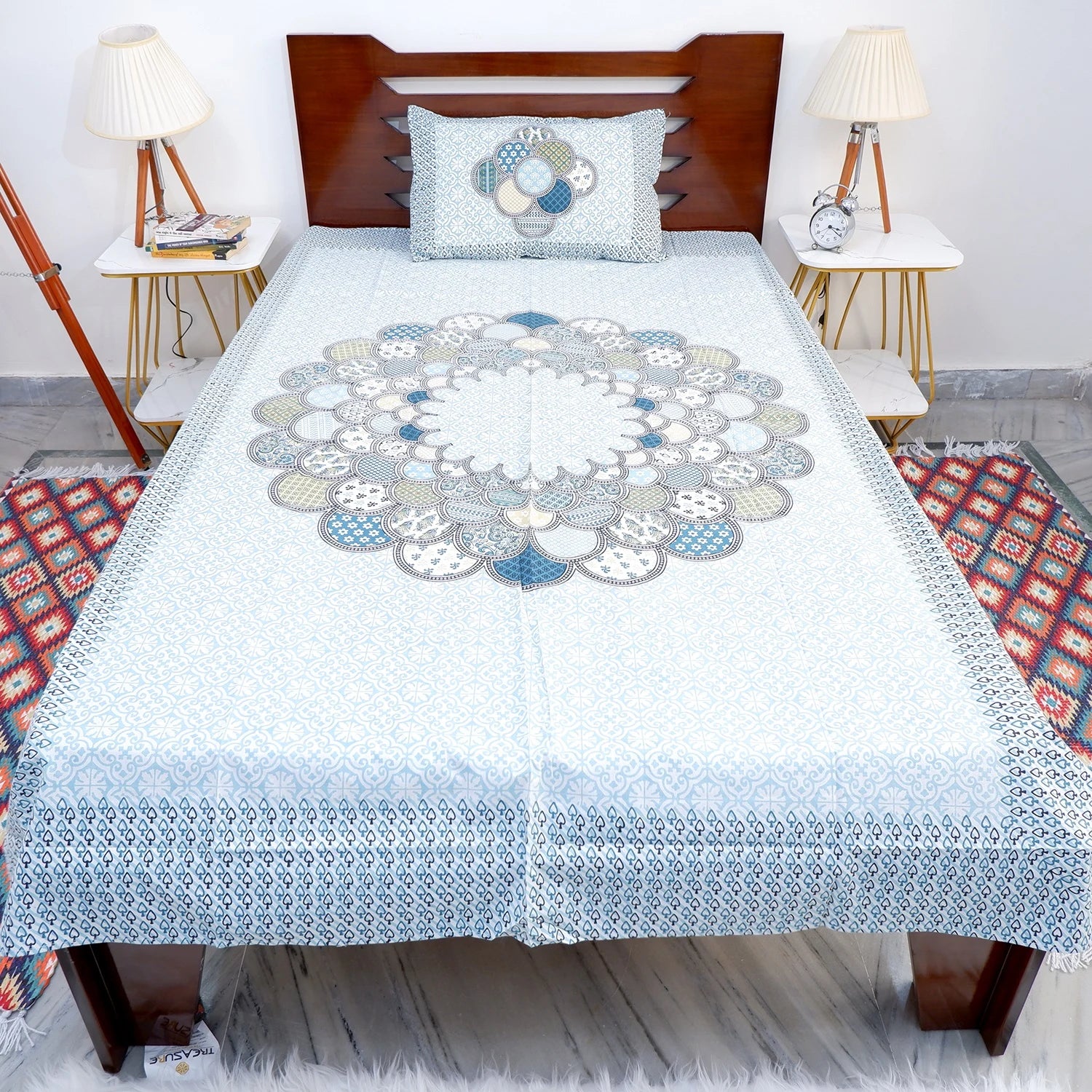 100% Pure Cotton Bed Sheet | Sana